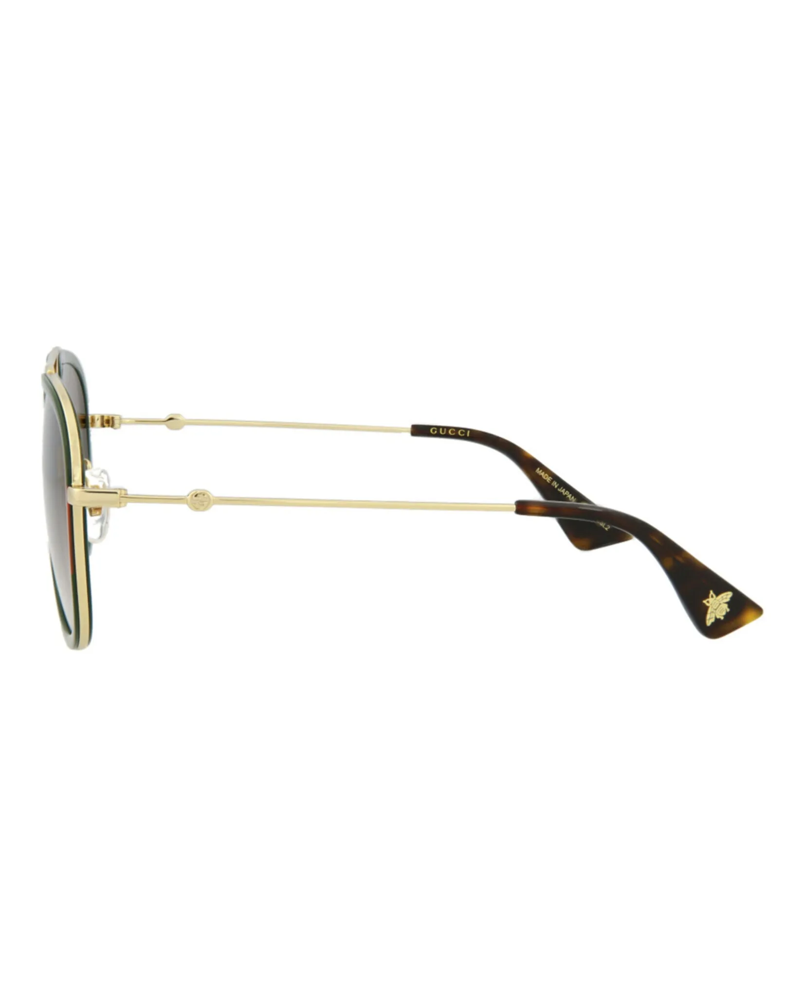 Aviator-Style Metal Sunglasses