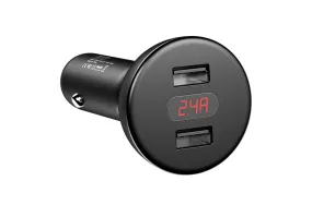 Baseus Shake Head Digital Car Charger - Black