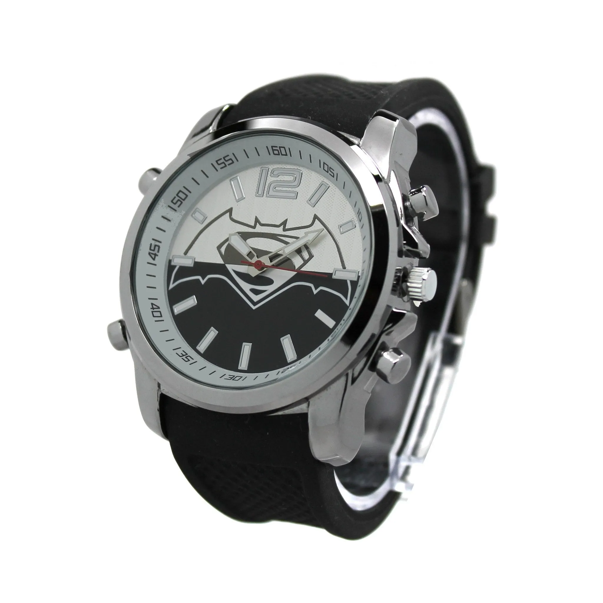 Batman V Superman "Black and White" DC Comics Men's Watch (BVS9054)