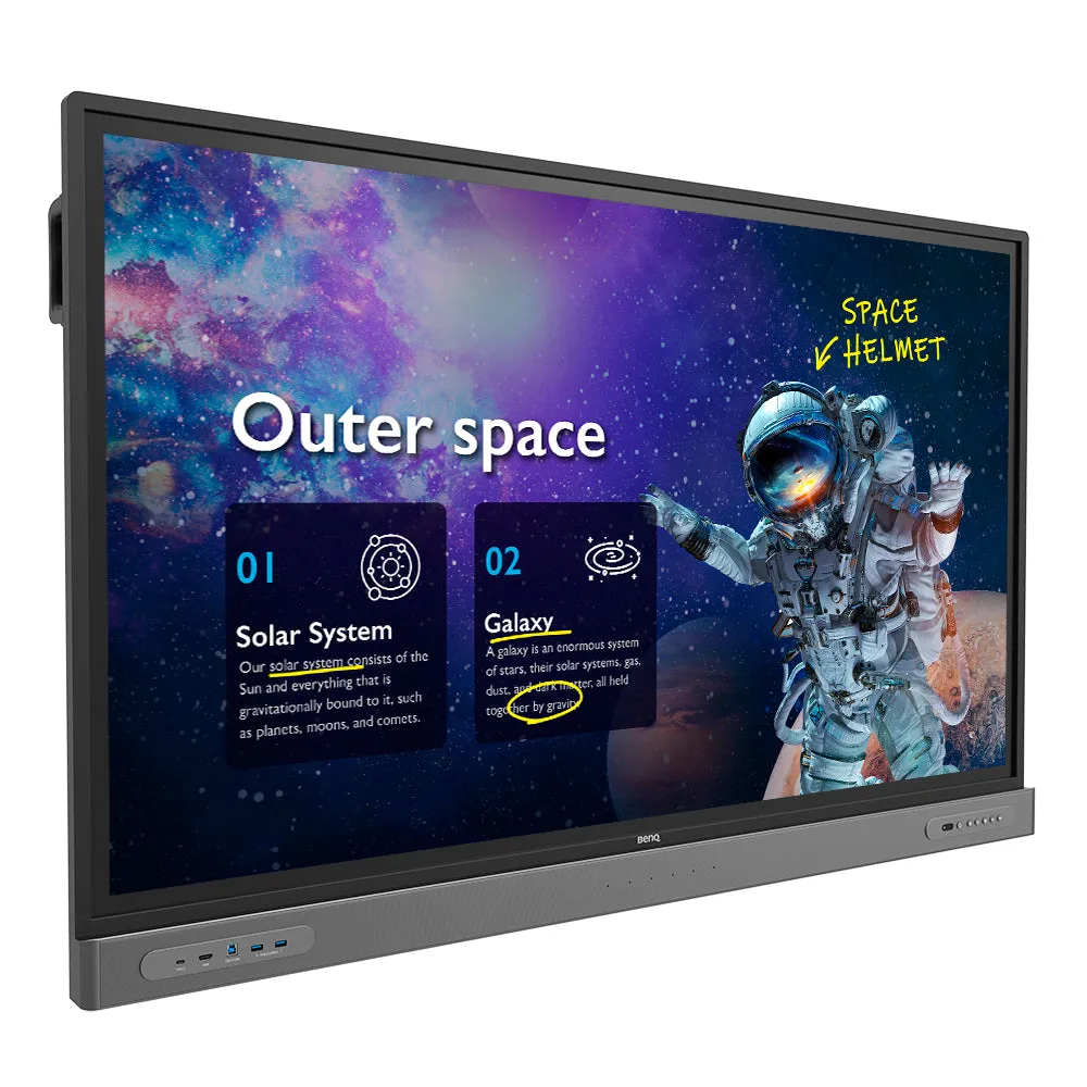 Benq Rm6503 - 65" Diagonal Class Master Education Series Led-Backlit Lcd Display - Interactive - With Touchscreen (Multi