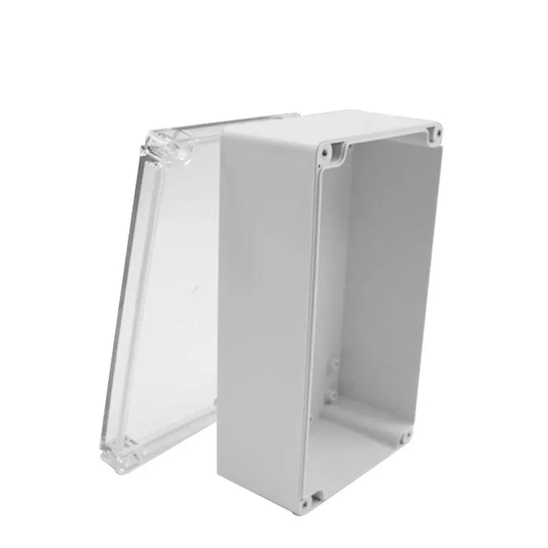 Big Size Vislble Waterproof Outdoor Enclosure Transparent Plastic Box Electronic Project Case Instrument Electrical Junction Box