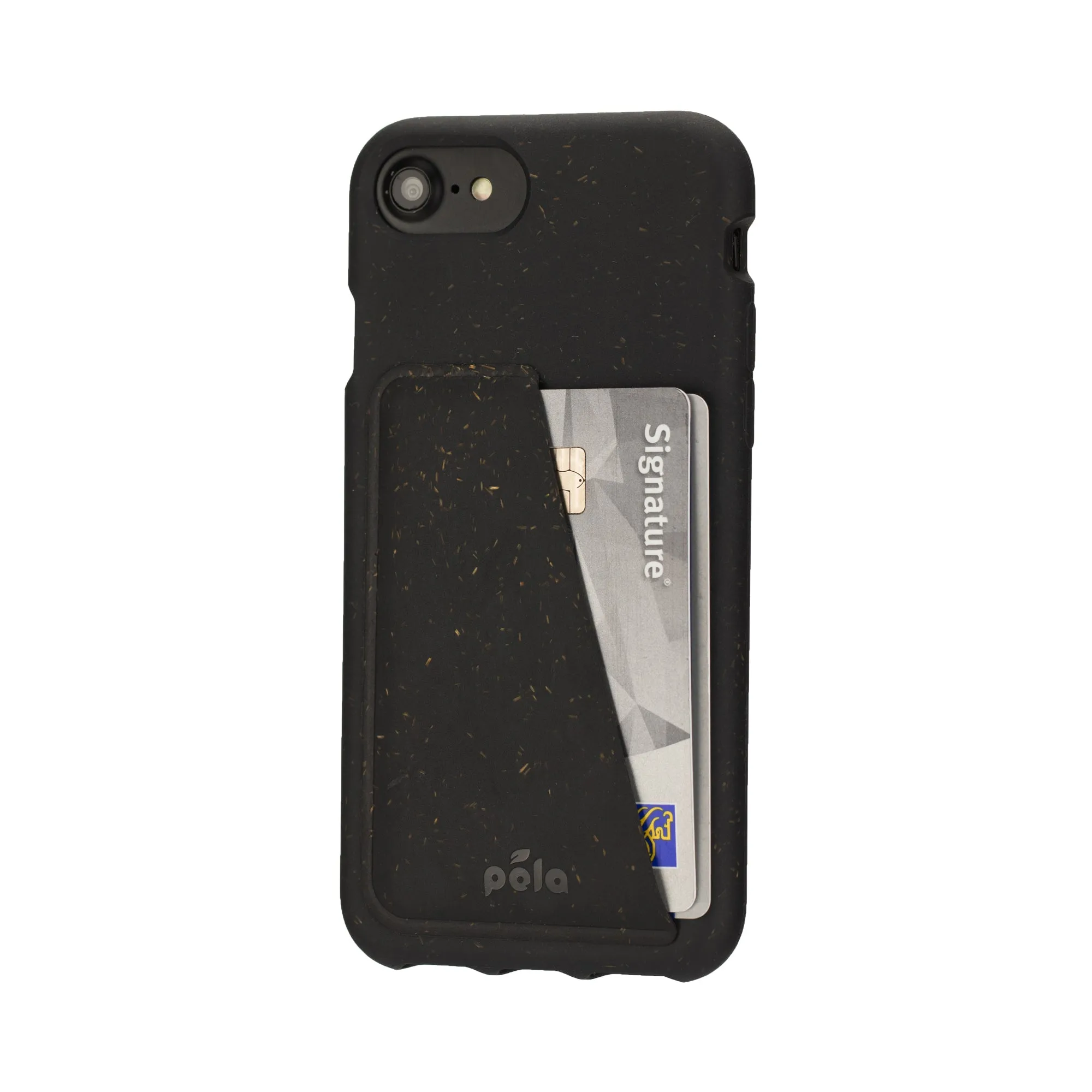 Black iPhone 6/6s/7/8/SE Wallet Case