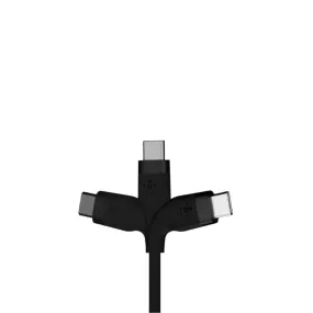 Boost Charge Flex USB-C to USB-C Silicone Cable, 3M Black