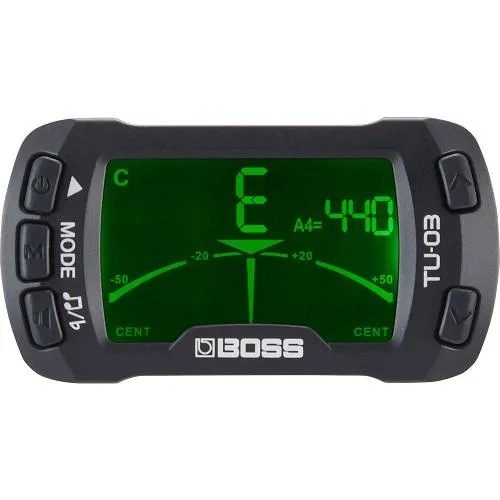 Boss TU-03 Clip-On Tuner Amp Metronome