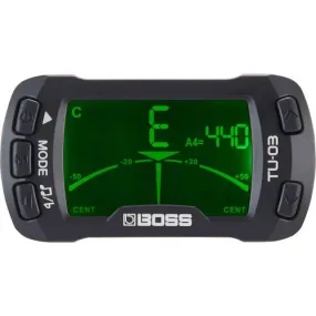 Boss TU-03 Clip-On Tuner Amp Metronome