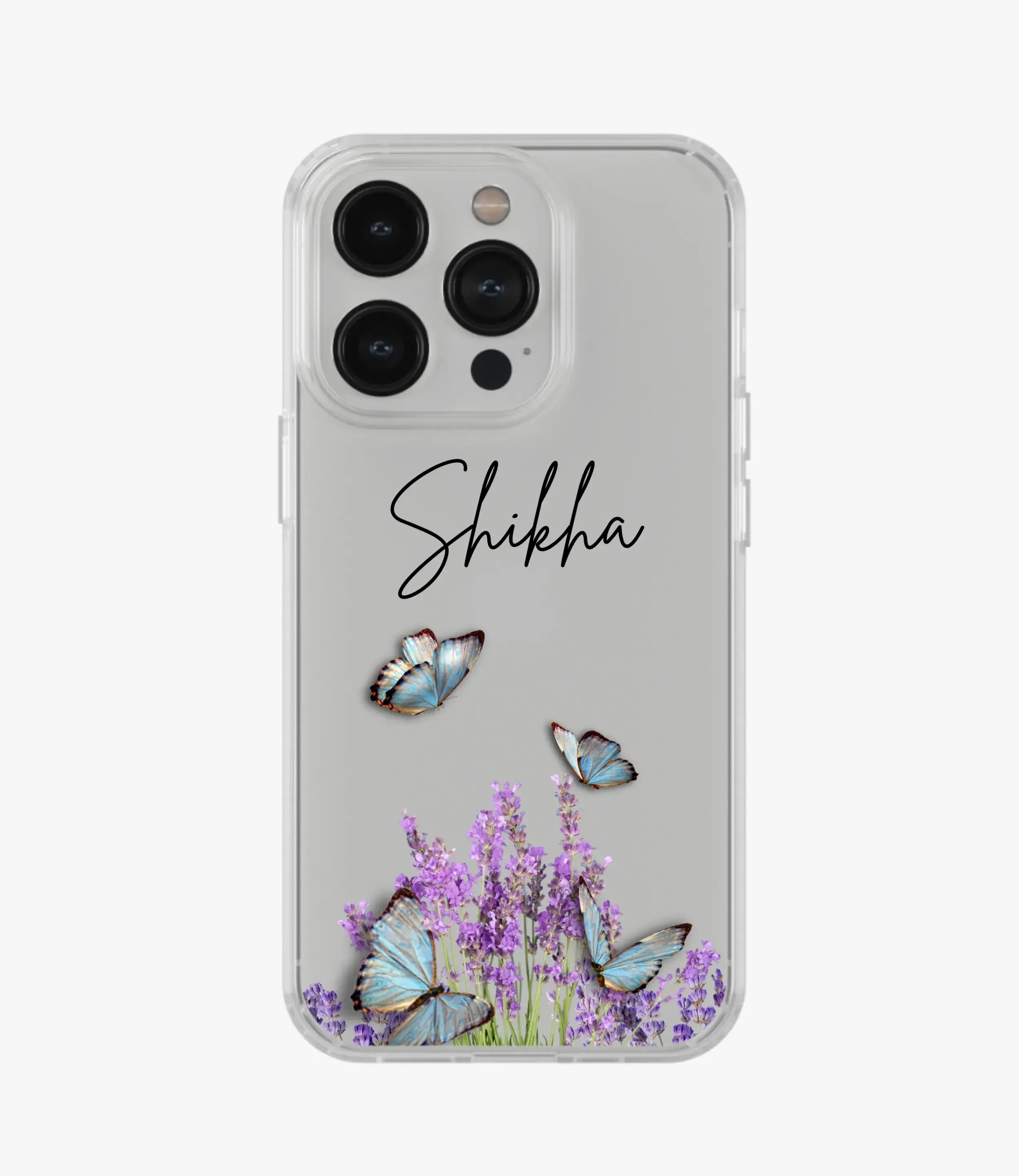 Botanical Beauty Custom Name Silicone Case