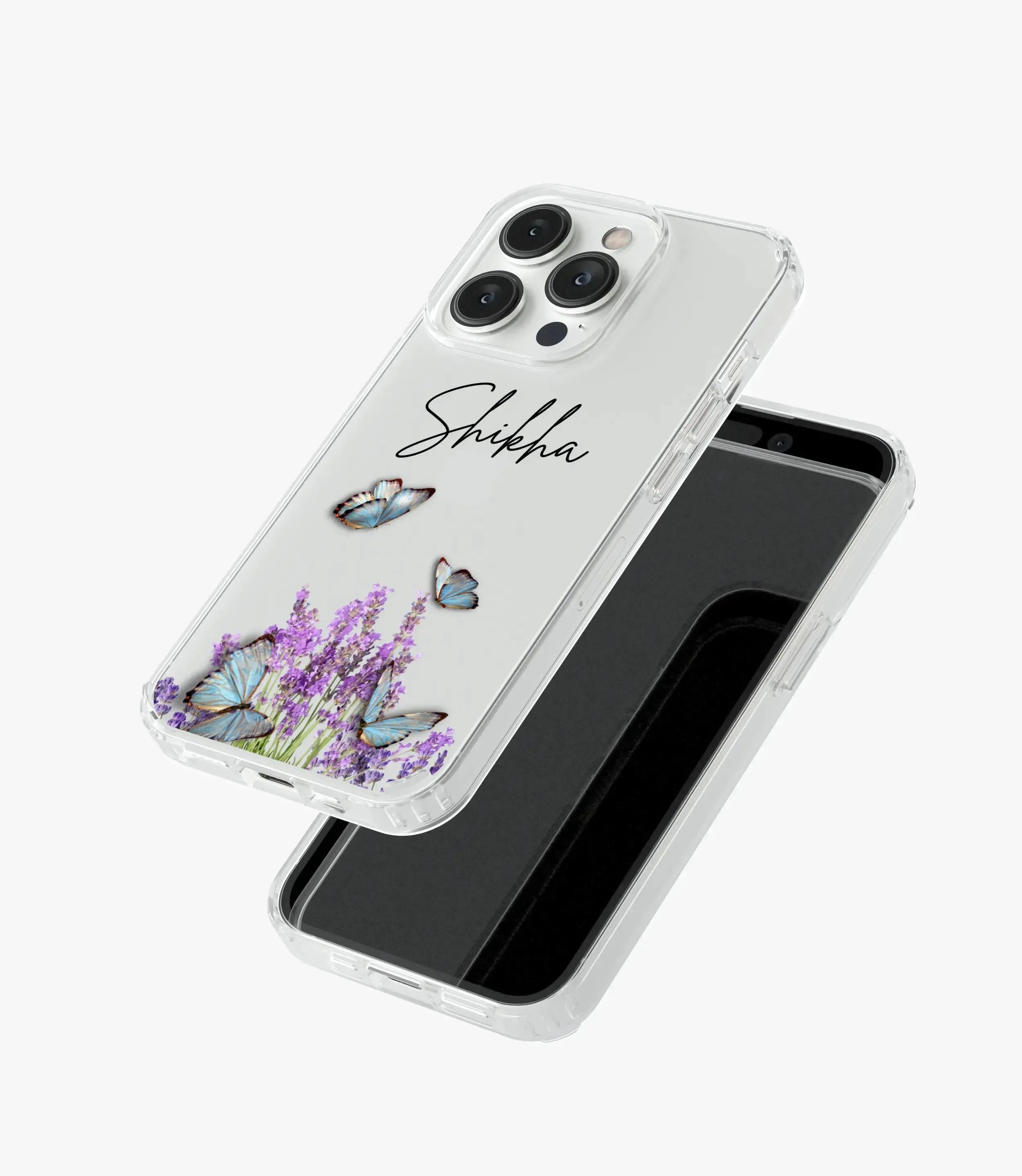 Botanical Beauty Custom Name Silicone Case