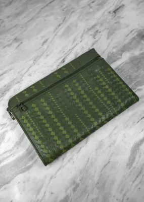 Bottega Veneta Intrecciato Document Case Clutch