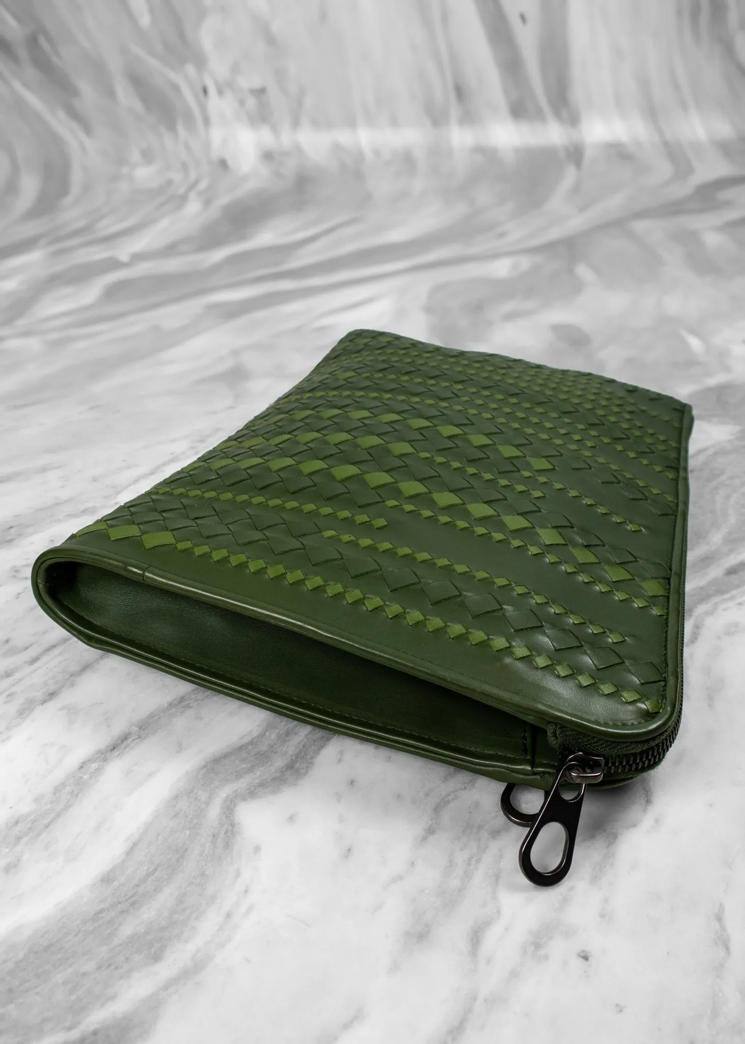 Bottega Veneta Intrecciato Document Case Clutch