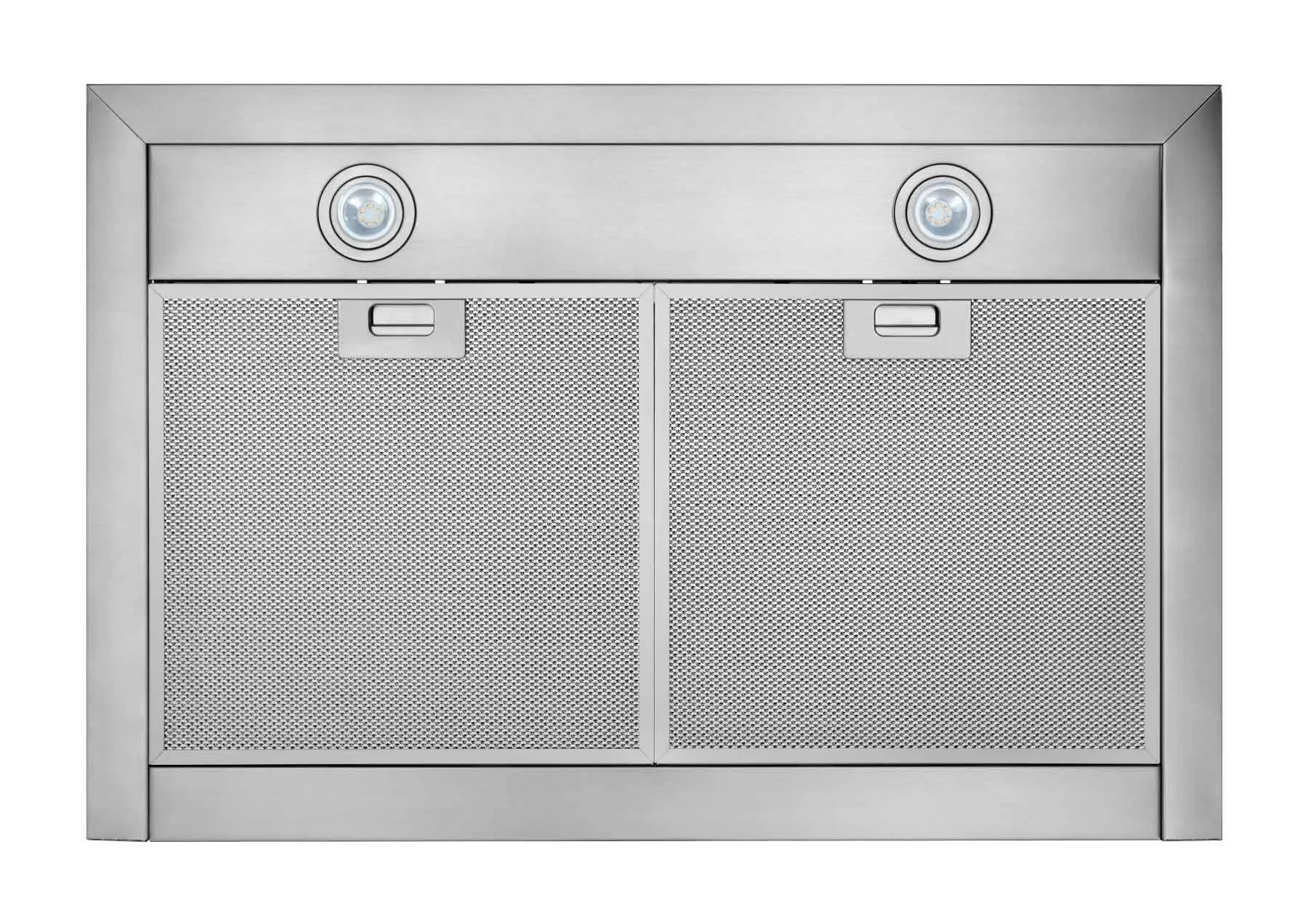 Broan Stainless Steel WITH Black Glass Panel 30" 450 CFM Designer Chimney Range Hood - BWT1304SSB