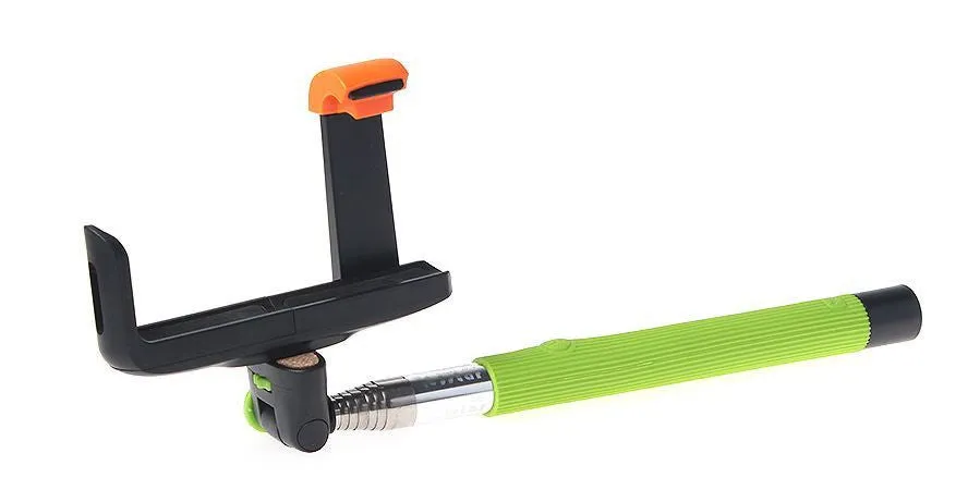 Built in Bluetooth Extendable Selfie Stick Monopod Holder Multi Available - Blue