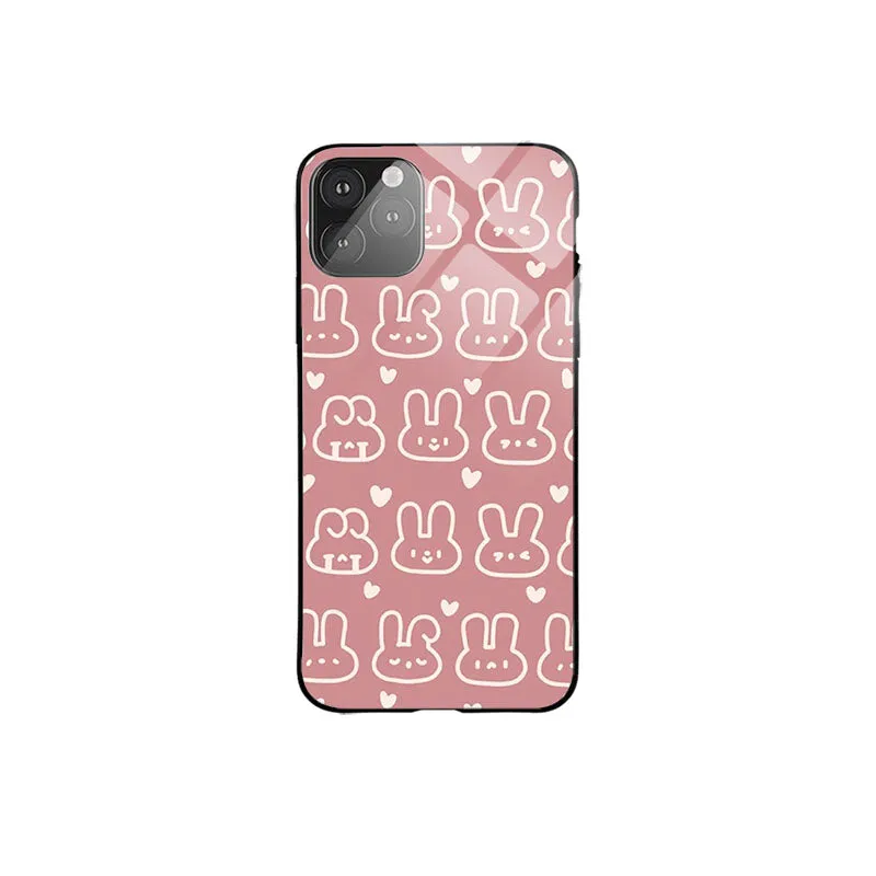 Bunny Hearts Printed Designer Protective Case