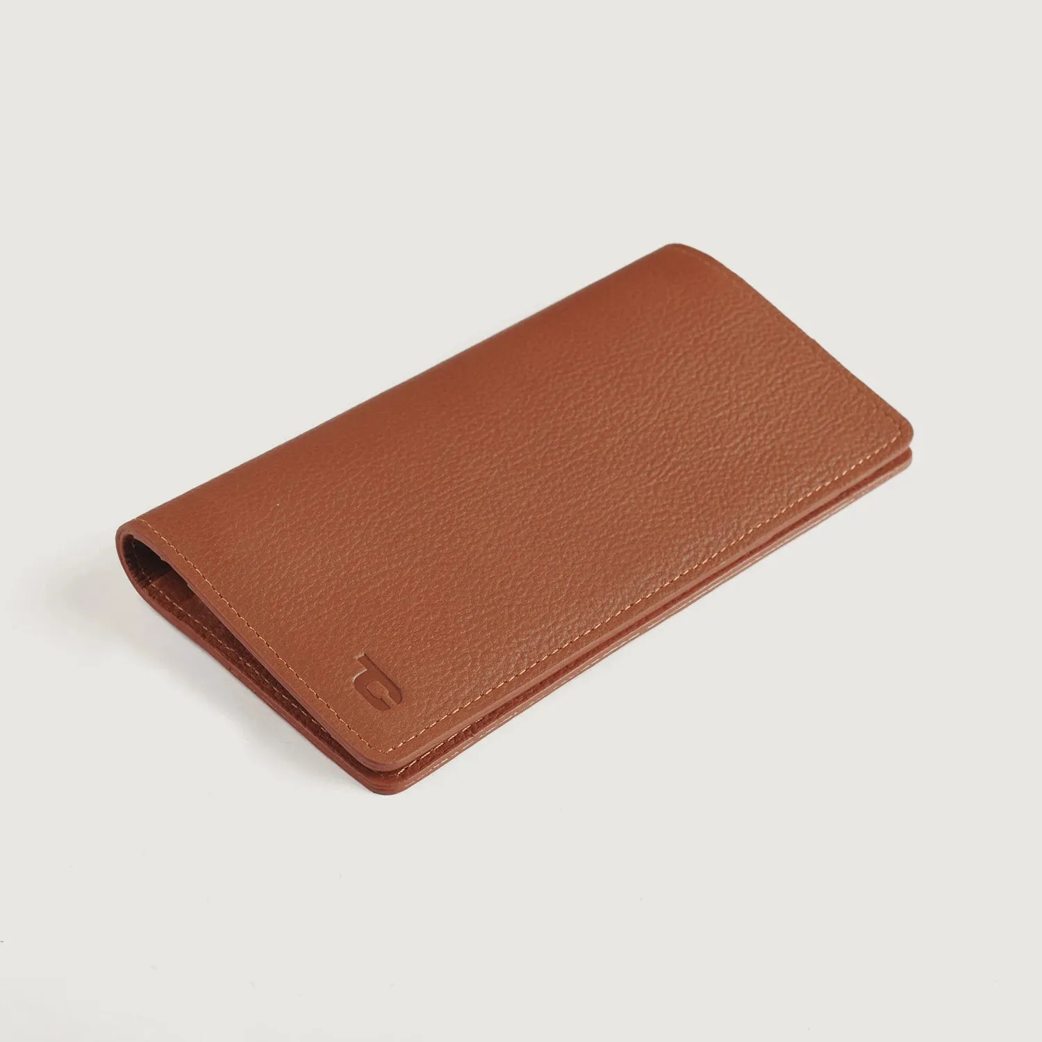 Cameron Brown Leather Long Wallet