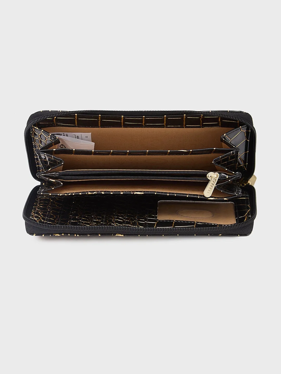 Caprese Miranda Zip Around Wallet Large Black