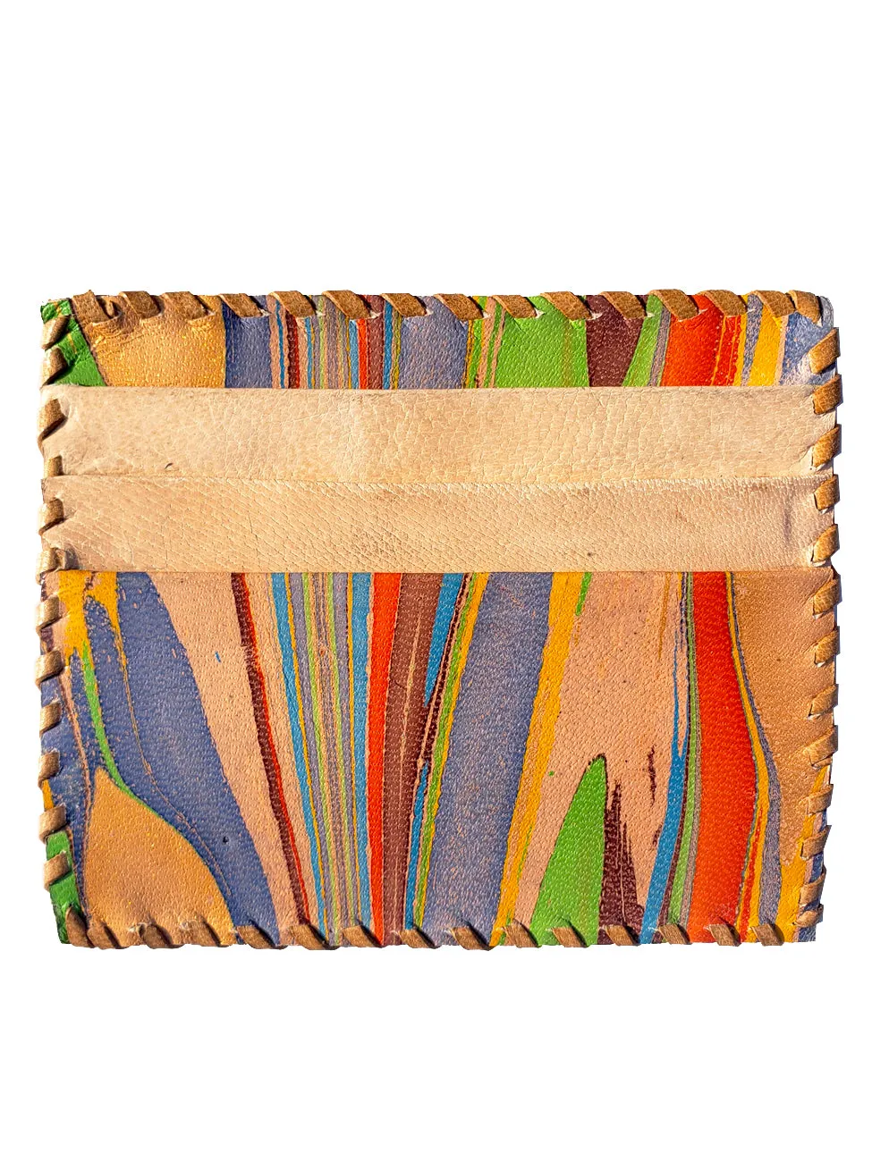 Card Case Marbled Leather