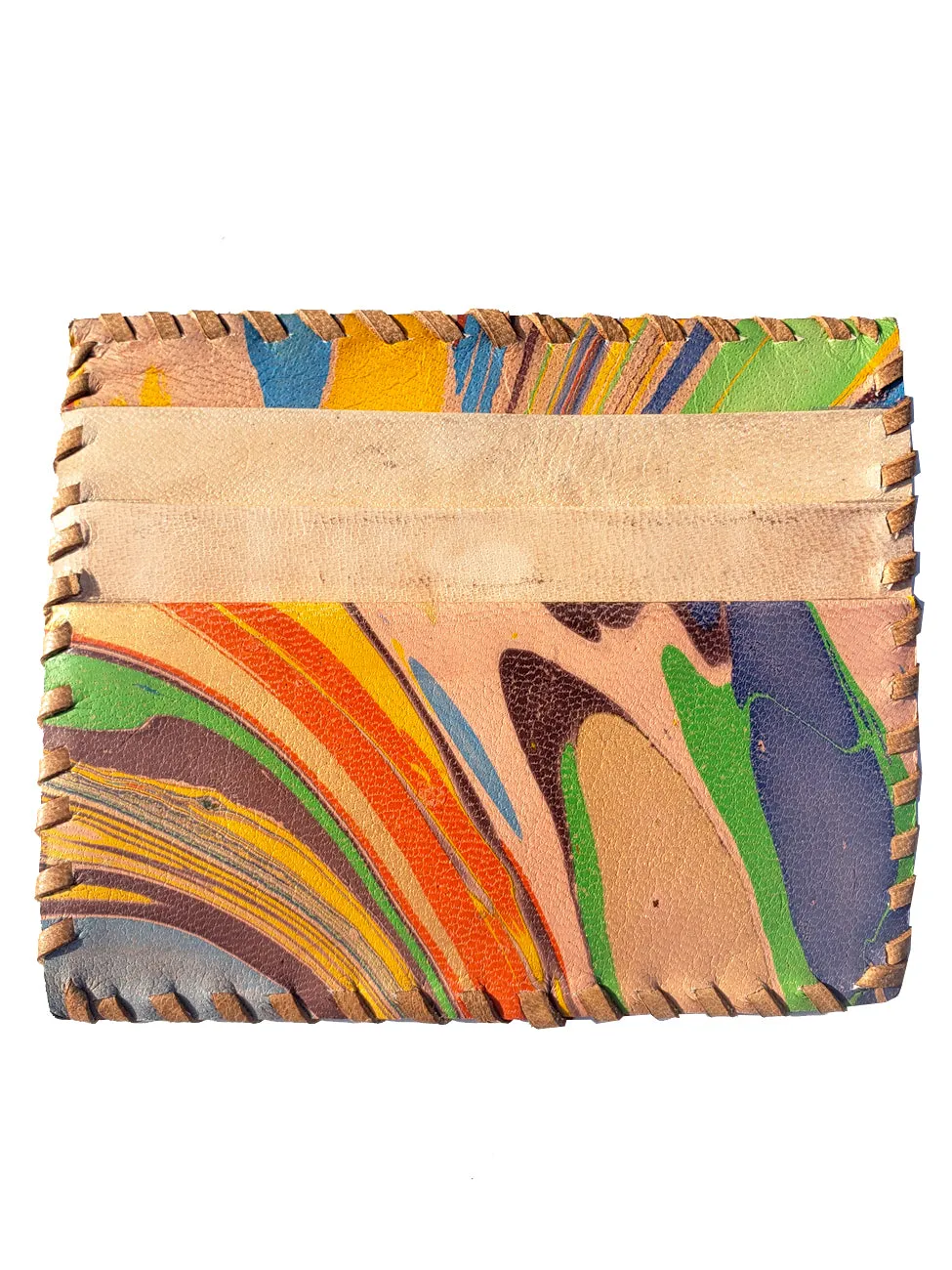 Card Case Marbled Leather