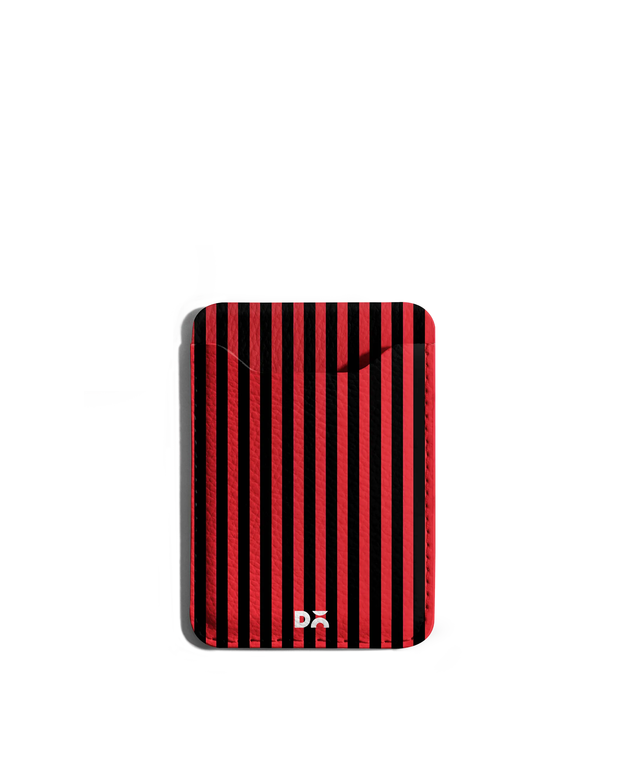 Carmine Candy Stripes CardSafe Phone Wallet