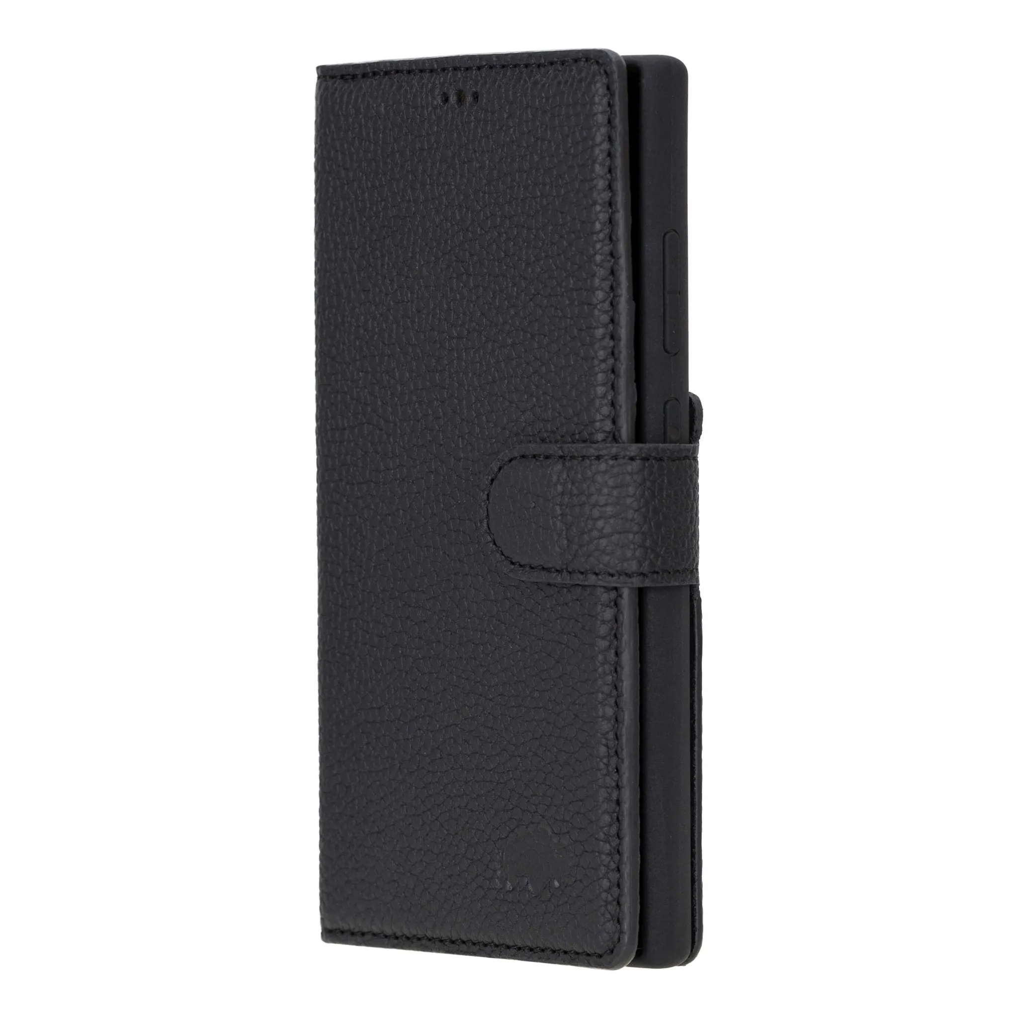 Carter Samsung Galaxy S24 Ultra Wallet Case, Pebble Black