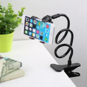 Cell Phone holder Flexible Long Arm lazy Phone Holder Clamp