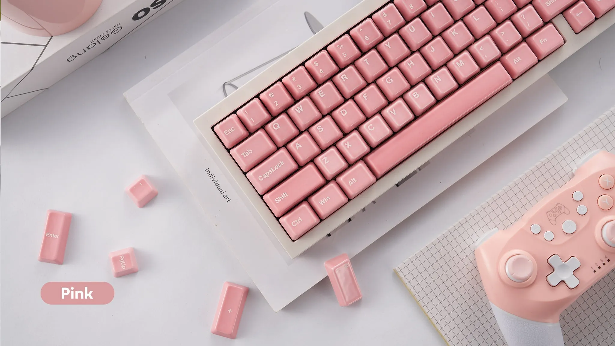 Cerakey Ceramic Keycap Set