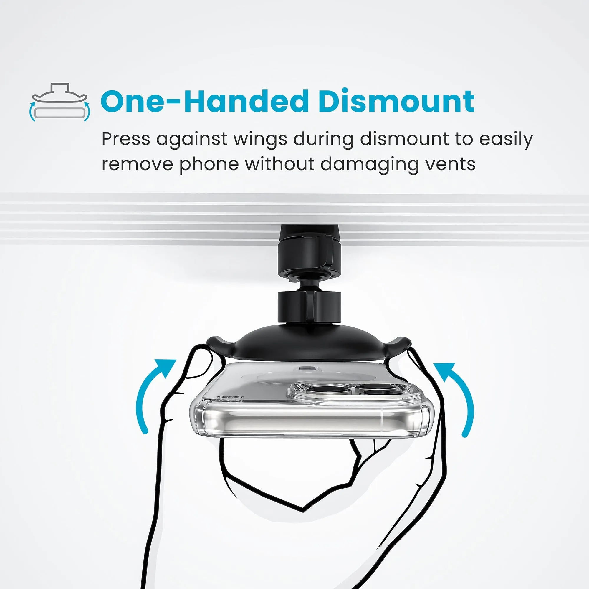 Charging Car Vent Mount for MagSafe with ClickLock