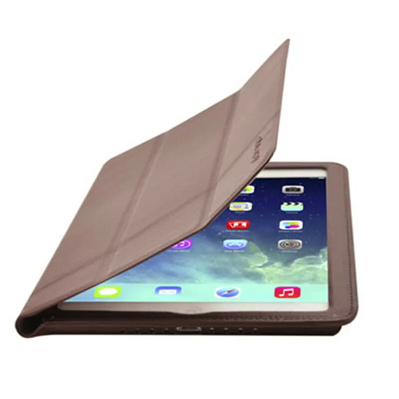 Cirago Slim-Fit Genuine Leather Folding Smart Case Cover with Stand for iPad Air