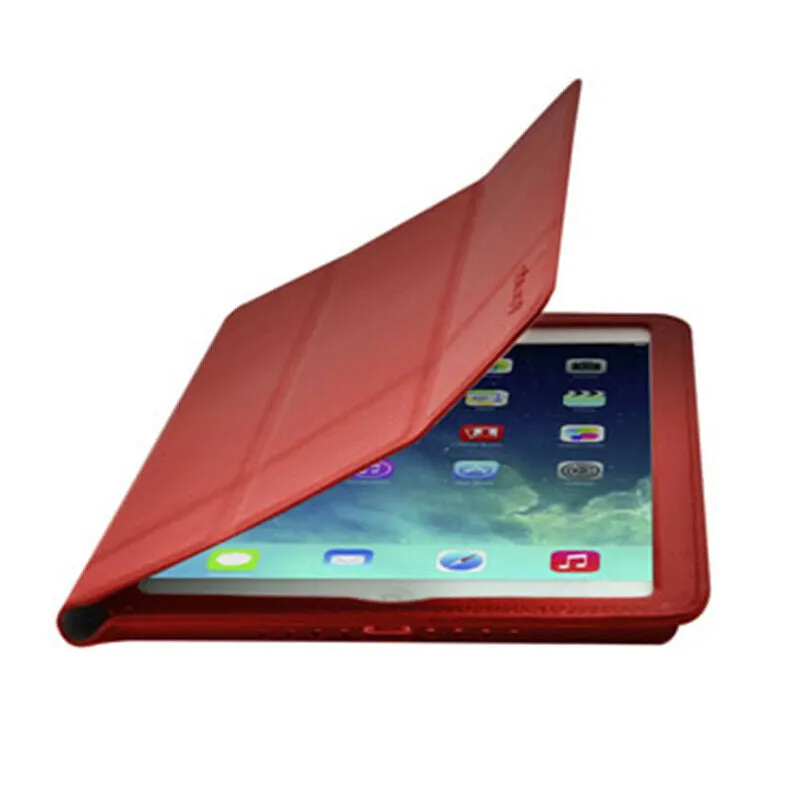 Cirago Slim-Fit Genuine Leather Folding Smart Case Cover with Stand for iPad Air