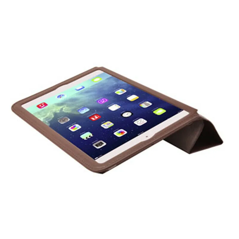 Cirago Slim-Fit Genuine Leather Folding Smart Case Cover with Stand for iPad Air