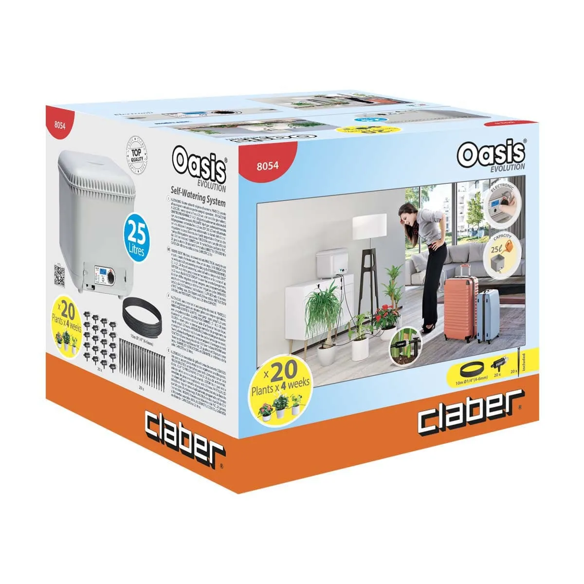 Claber Oasis Evolution Indoor Plant Watering Kit - 8054