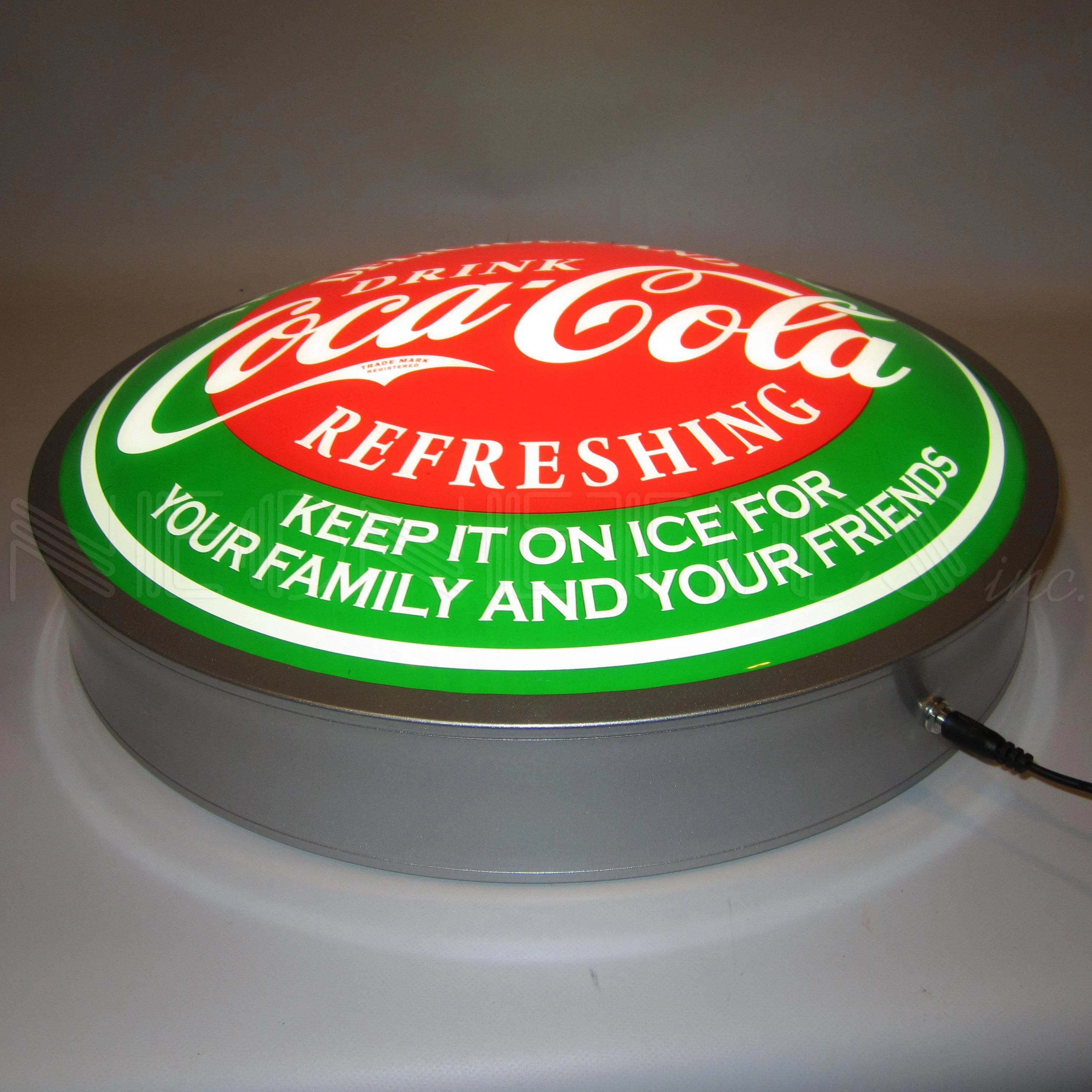 Coca-Cola Evergreen Backlit LED Sign (15")