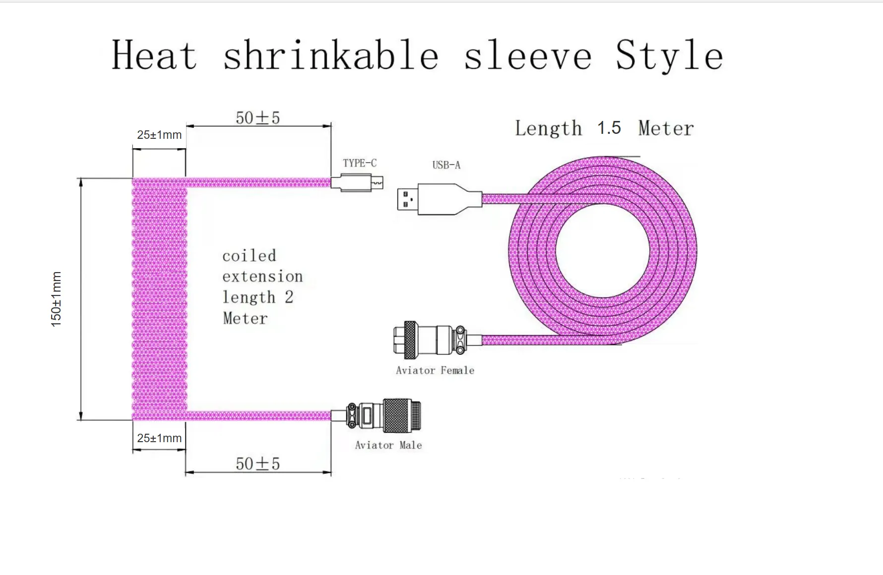 Coiled Cables