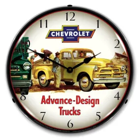 Collectable Sign and Clock - 1954 Chevrolet Truck Clock