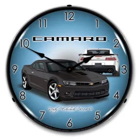 Collectable Sign and Clock - 2014 SS Camaro Ashen Grey Clock