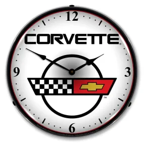 Collectable Sign and Clock - C4 Corvette 2 Clock