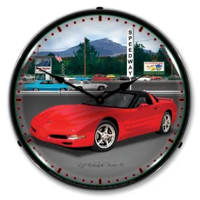 Collectable Sign and Clock - C5   Raceway Clock