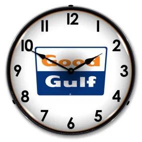 Collectable Sign and Clock - Good Gulf Clock