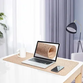 Cork Wood Large Mousepad Computer Keyboard Desk Pad