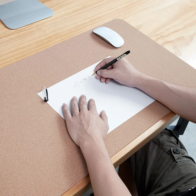 Cork Wood Large Mousepad Computer Keyboard Desk Pad