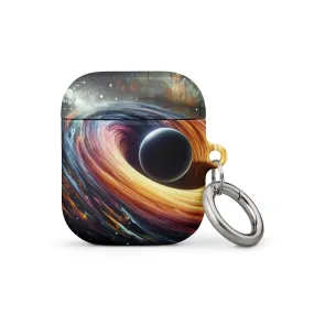 Cosmic Swirl AirPods® Case | Impact-Resistant Polycarbonate | Metal Carabiner | Scratch & Drop Protection