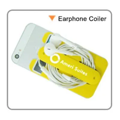 Custom Silicone Mobile Phone Wallet with Stand