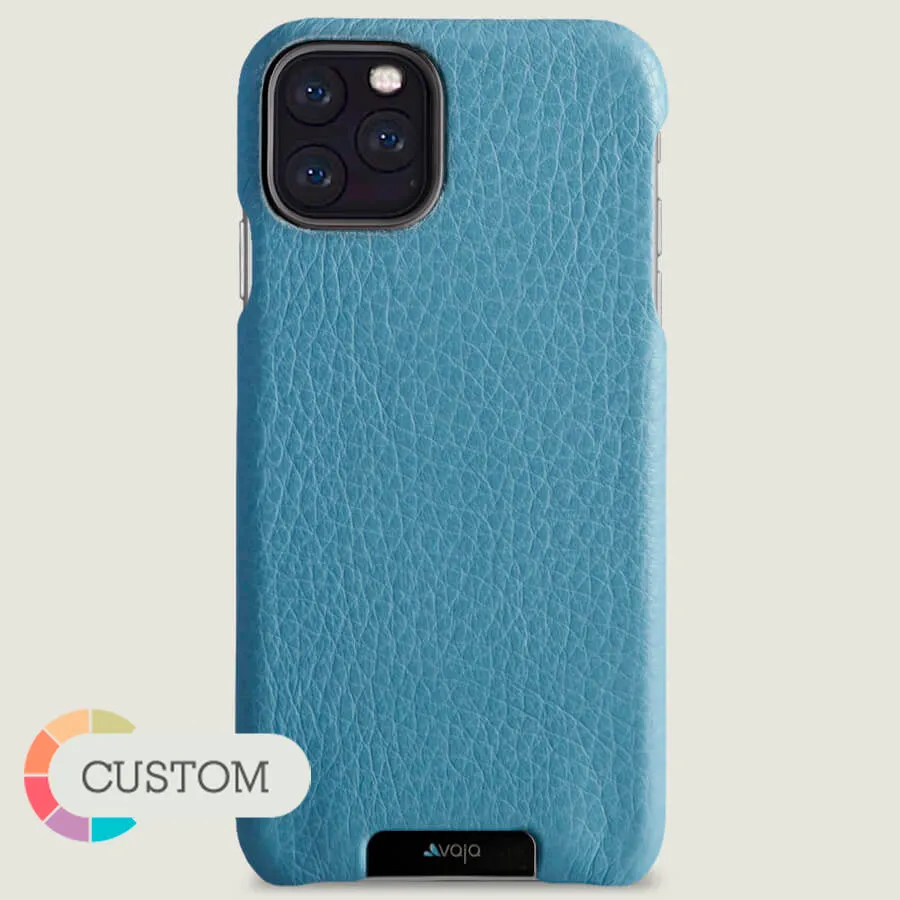 Customizable Grip iPhone 11 Pro Max leather case