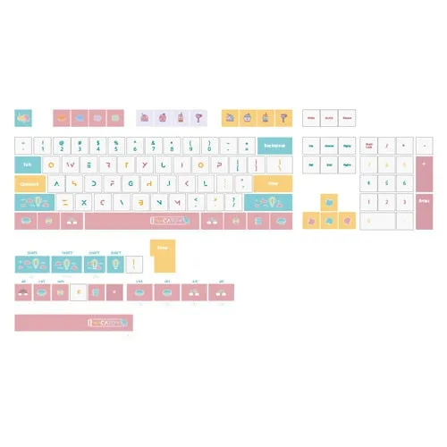 Cute keycaps set| Macaron candy theme