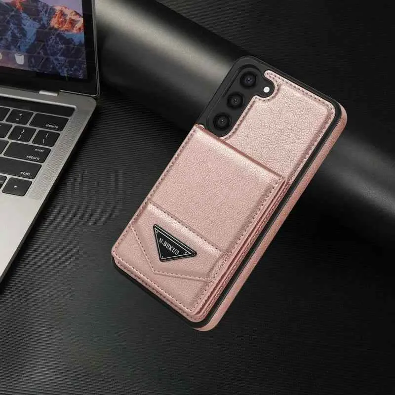 Cute Phone Cases For Galaxy A13, A14, A51, A52, A53, A54, S24, S23 FE, S22, S21 Plus, S20, and Note 20 Ultra - Leather Wallet Cover - TSP381