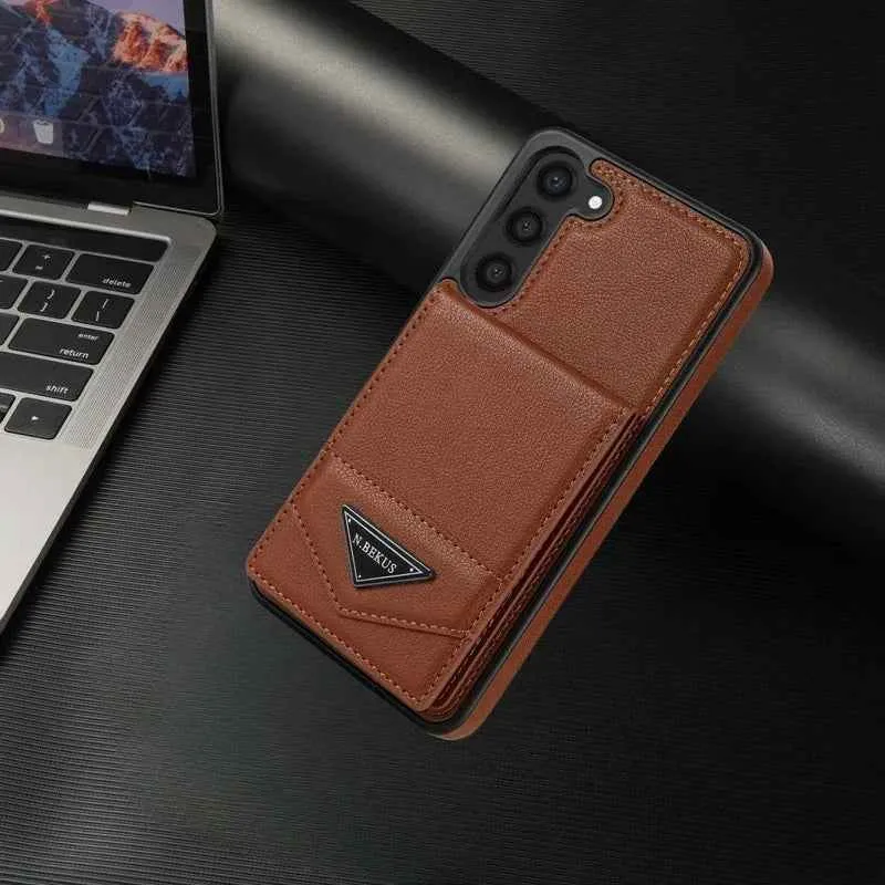 Cute Phone Cases For Galaxy A13, A14, A51, A52, A53, A54, S24, S23 FE, S22, S21 Plus, S20, and Note 20 Ultra - Leather Wallet Cover - TSP381