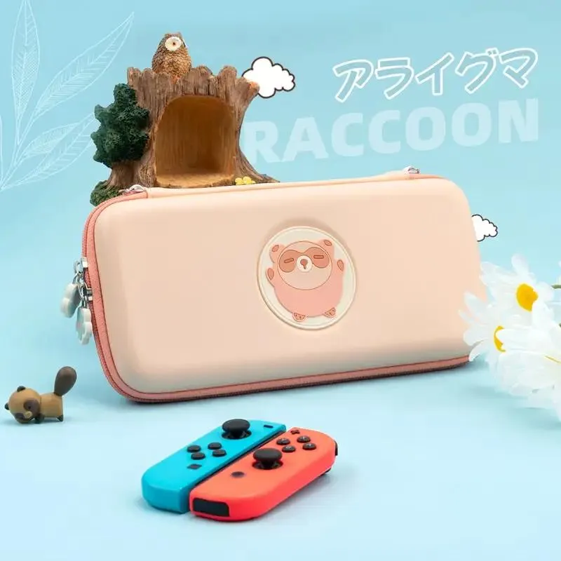 Cute Raccoon Carrying Case - Nintendo Switch/Switch OLED