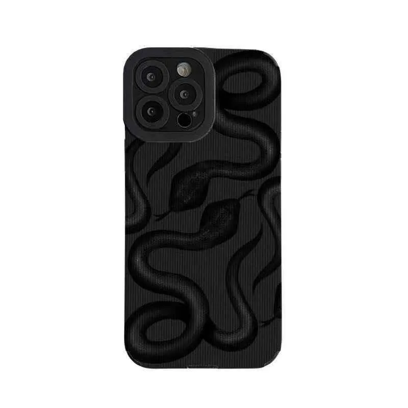 Dark Snake - Cute Phone Cases For iPhone 14 13 Pro Max 11 12 Pro 7 8 Plus X XS Max XR