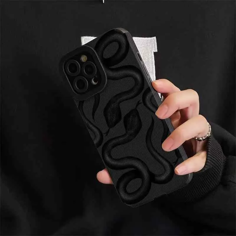 Dark Snake - Cute Phone Cases For iPhone 14 13 Pro Max 11 12 Pro 7 8 Plus X XS Max XR