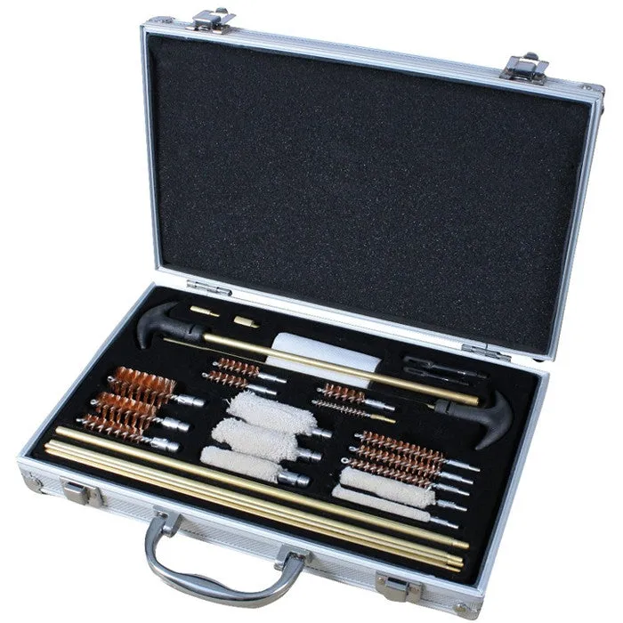 Deluxe Gun Cleaning Kit with Aluminum Carrying Case