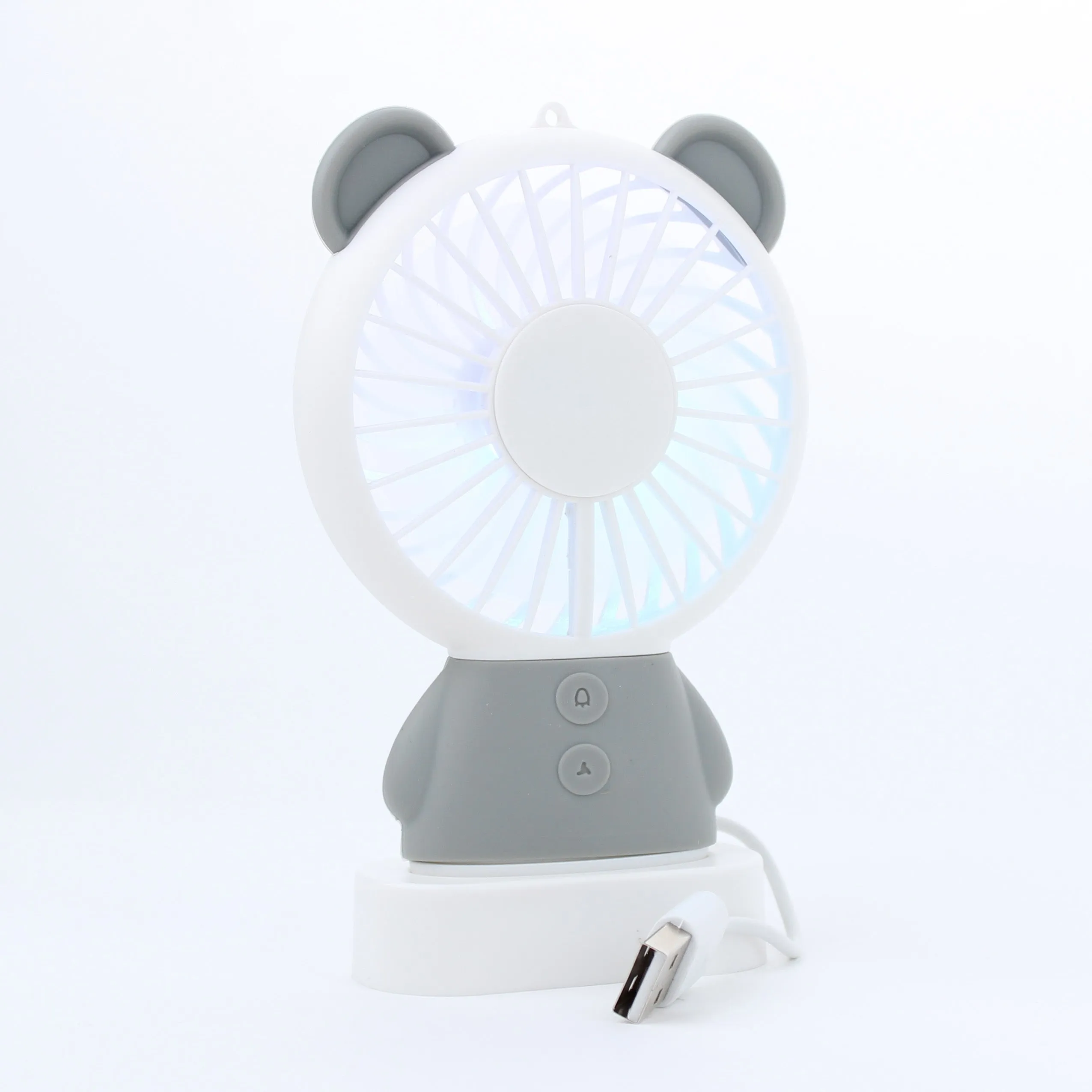 Desk & Portable Fan with Strap & USB Charger