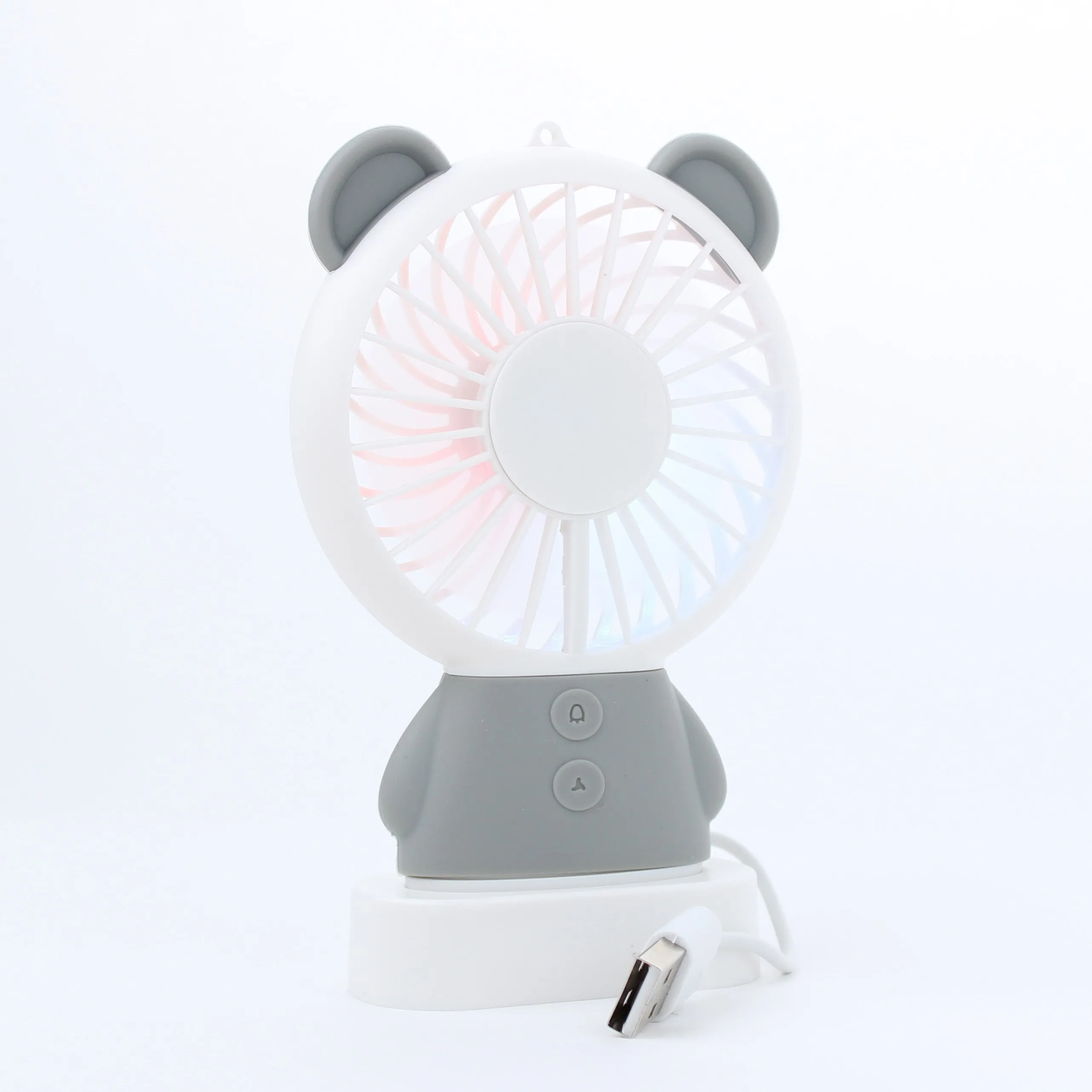 Desk & Portable Fan with Strap & USB Charger